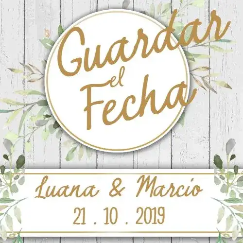 Invitación Save The Date Rústico Naturaleza Moderno – tema Boda rústico, moderno, natural, delicado, elegante