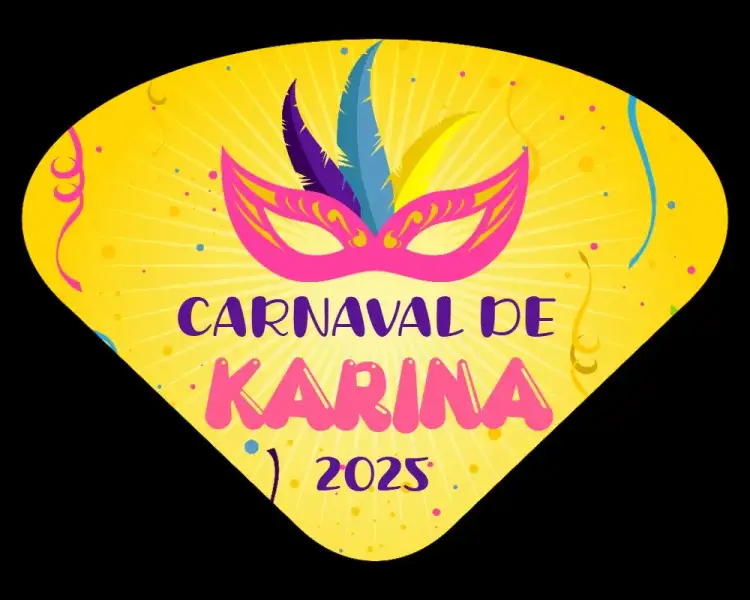 Invitación Ventarola De Carnaval Bailinho – tema Fechas Conmemorativas colorido, divertido, carnavalesco, brasileño, tropical, festivo