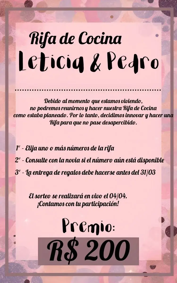 Invitación Té Rifa De Cocina Blanco