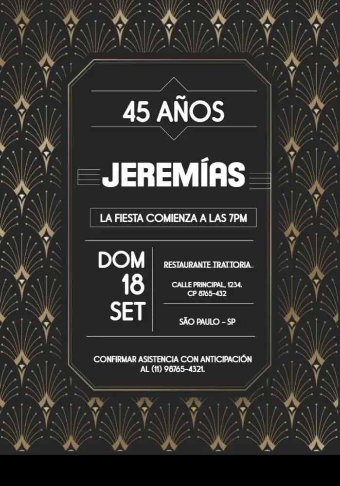 Invitación 45 Años Clásico