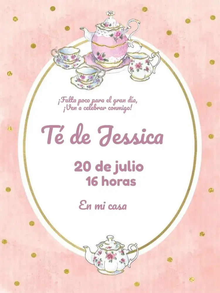 Invitación Despedida de soltera elegante para editar la olla – tema Té Rifa elegante, femenino, rosa, moderno, divertido, culinario