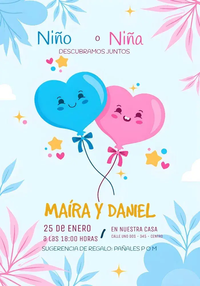 Invitación Chá Revelación Lila – tema Revelación Bebé lila, elegante, blanco, osos de peluche, gráficos divertidos