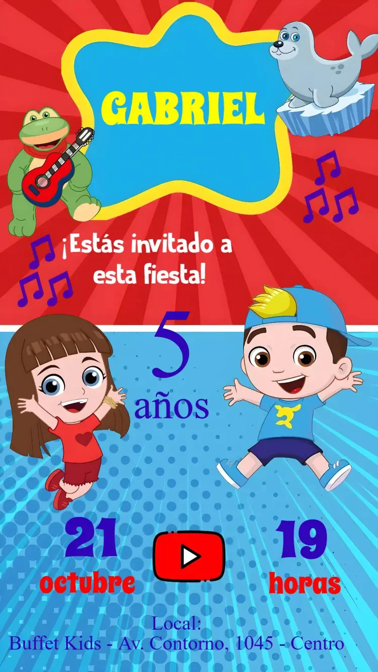 Invitación Lucas Neto