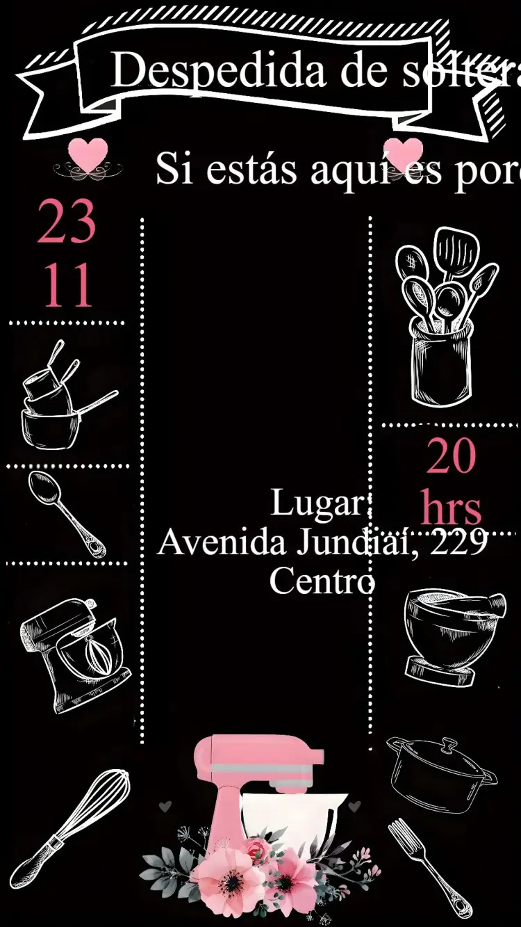 Invitación Despedida de soltera