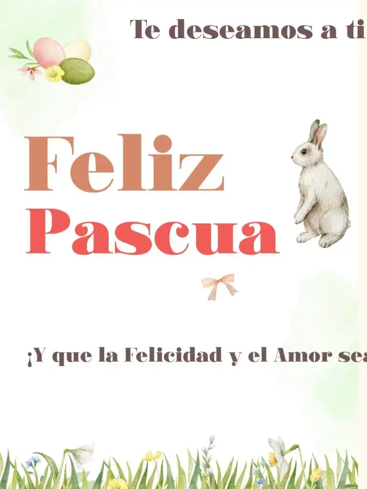 Invitación Tarjeta Feliz Pascua Para Editar e Imprimir Celebración – tema Tarjeta lúdico, delicado, rosa claro, religioso, festivo, páscoa