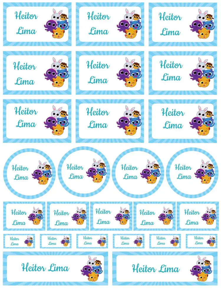 Invitación Bolofufos – tema Tarjeta colorido, divertido, lúdico, infantil, moderno