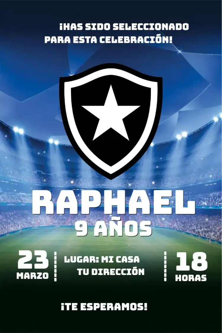 Invitación Botafogo 3