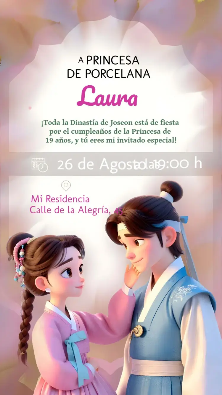 Invitación El Rey De Porcelana Japón