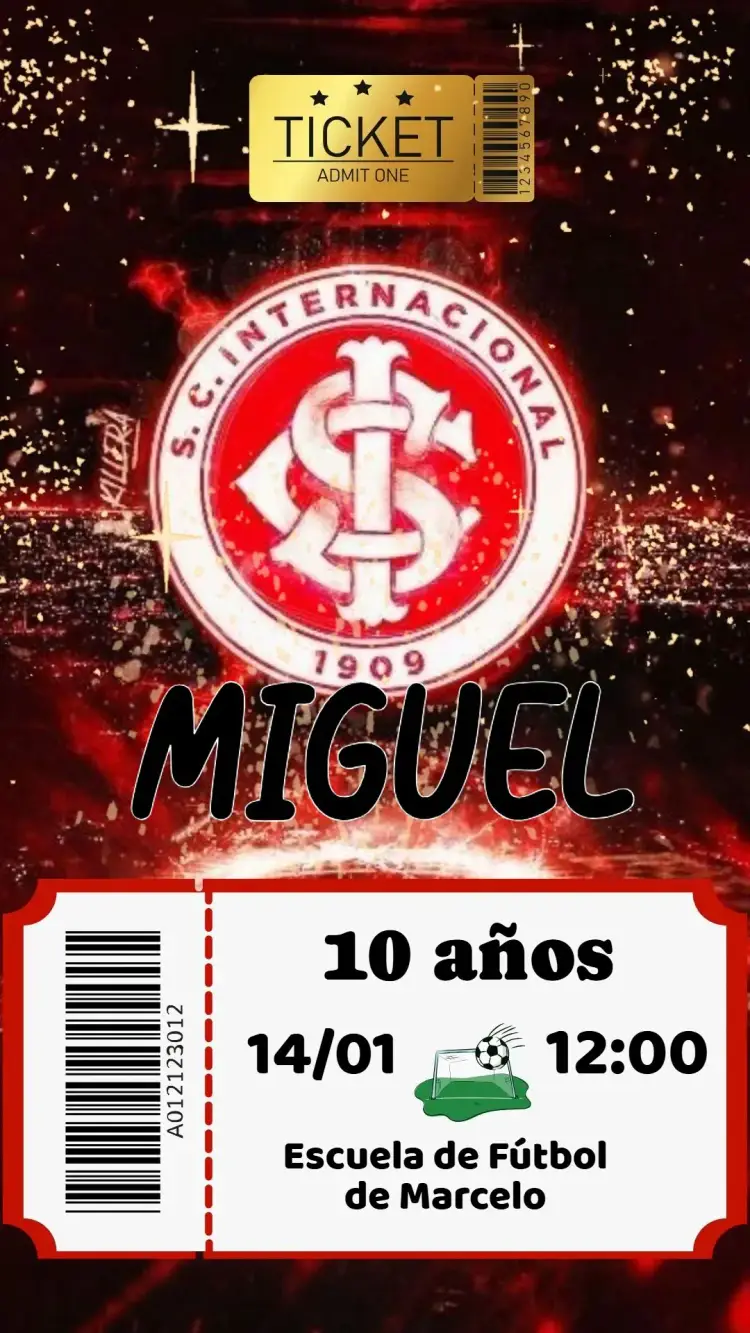 Invitación Internacional