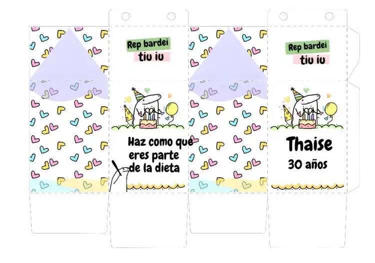 Invitación Caixa Milk Flork Meme Amarillo – tema Más buscados colorido, divertido, pop art, moderno, humorístico, jovial