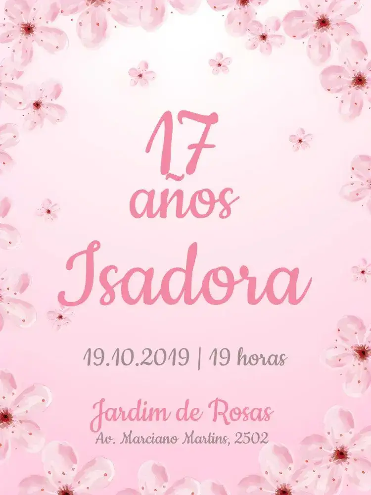De 15 Años Clásico Con Flores En El Jardín Fiesta