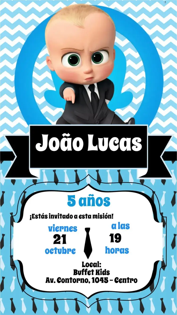 Invitación El Poderoso Jefe