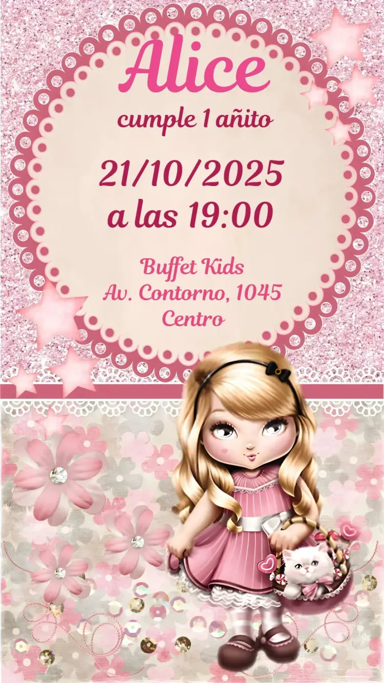 Invitación Jolie