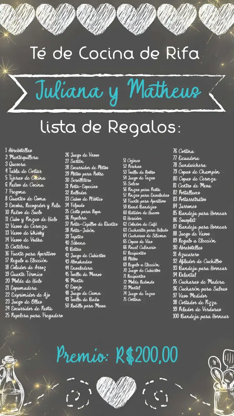Invitación Despedida de soltera Pizarra Tiza Regalos