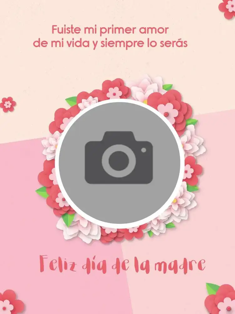 Como Hacer Tarjeta Día De Las Madres Creativa Rosa Foto Femenino