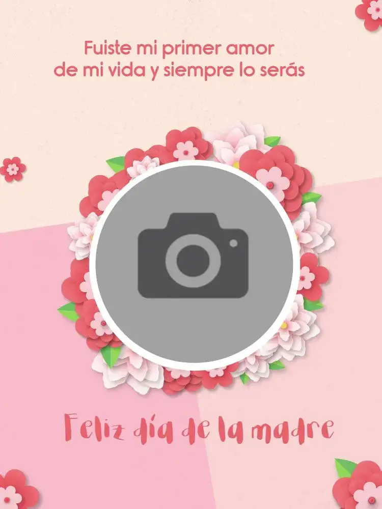 Invitación Como Hacer Tarjeta Día De Las Madres Creativa Rosa Foto Femenino – tema Tarjeta floral, delicado, femenino, moderno, romántico