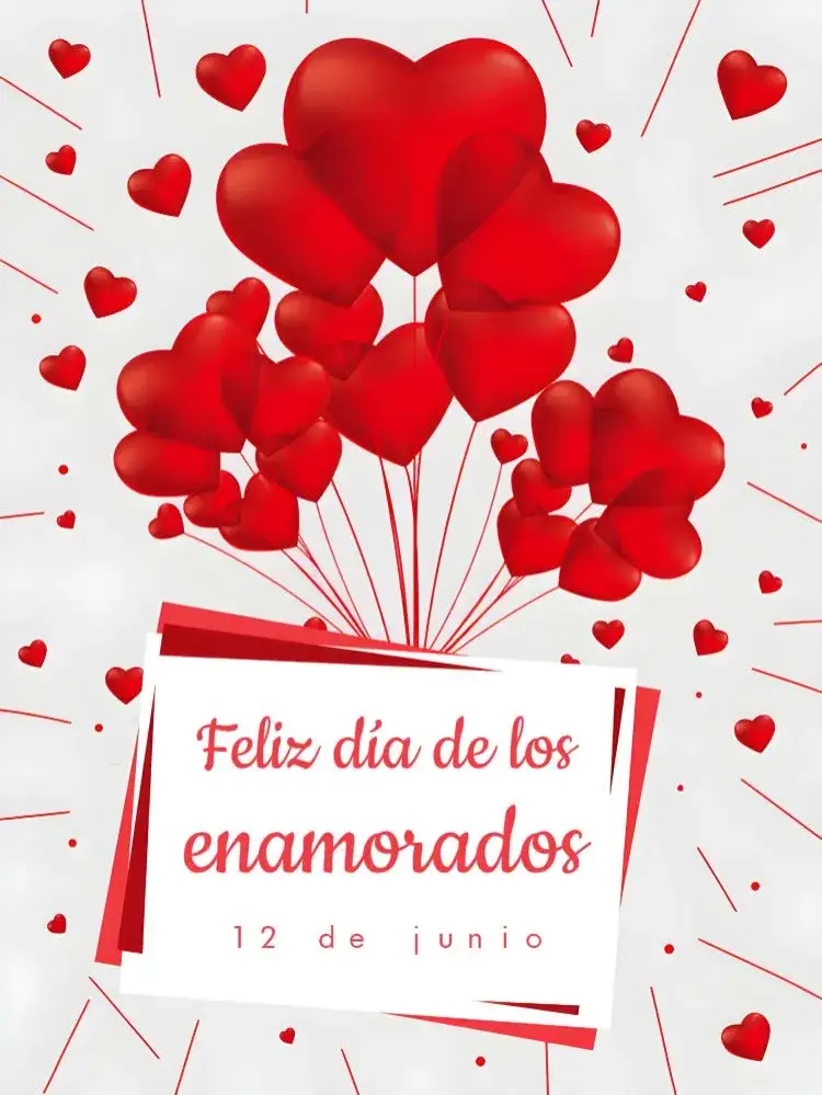 Invitación Publicación Día De Los Enamorados Apasionados – tema Más buscados rojo, romántico, moderno, minimalista, gráfico, apasionado