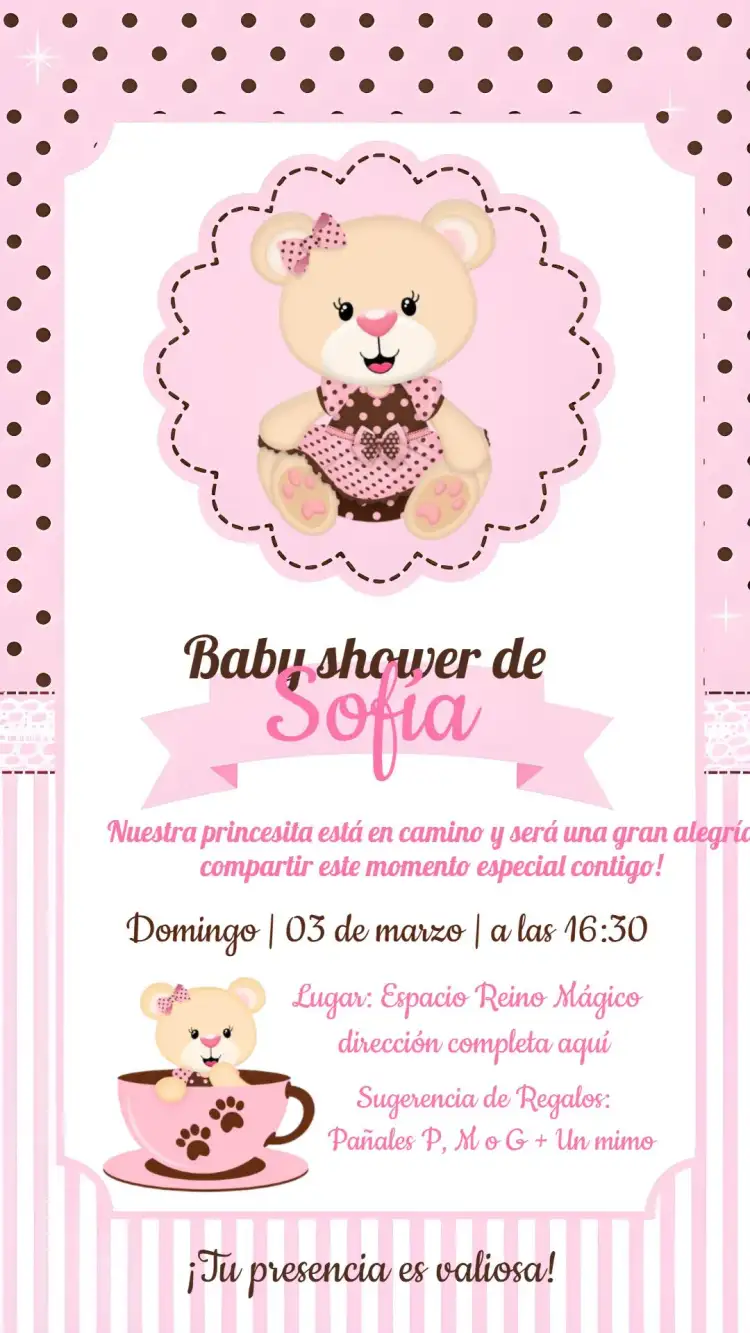 Baby Shower Osita Princesa