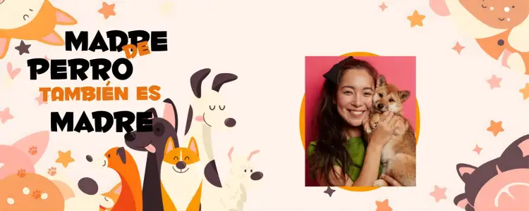 Invitación Arte Taza Madre De Perro Familia – tema Más buscados colorido, divertido, moderno, ilustración de perro, casual, familiar