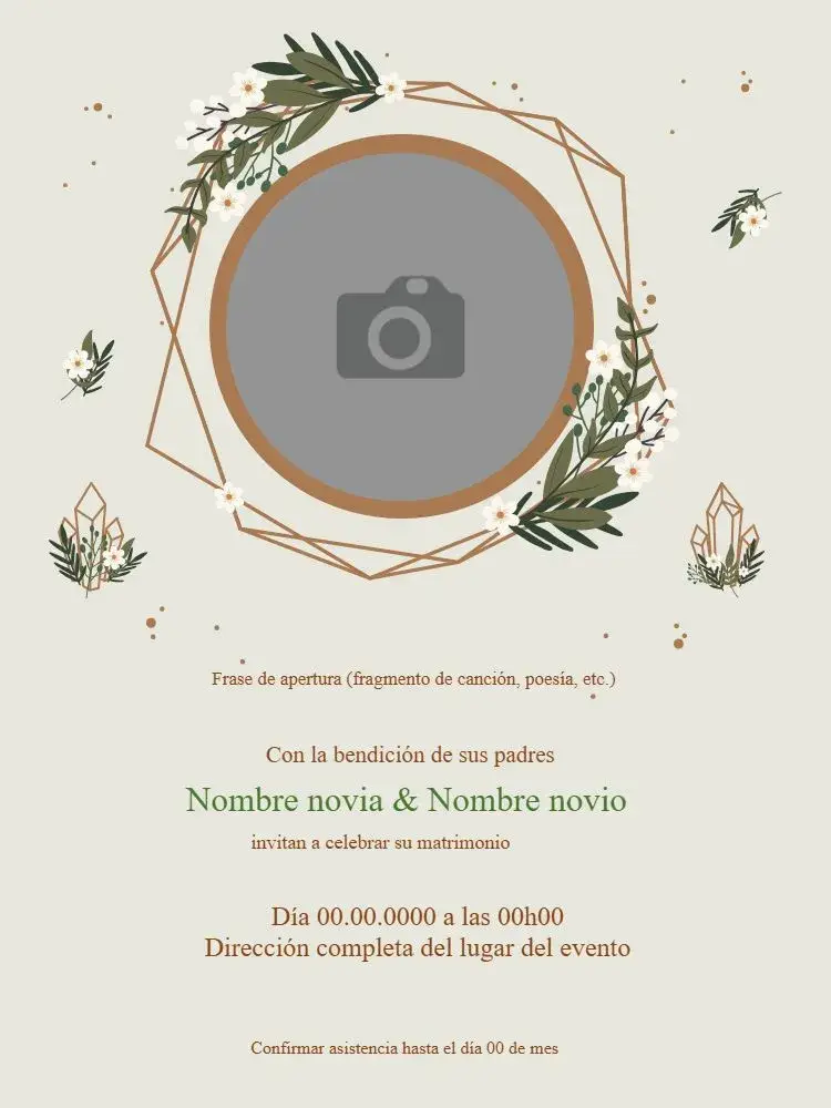 Invitación Boda Fiesta