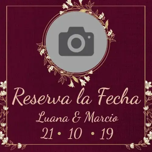 Invitación Save The Date Floral Lino Borgo Boda