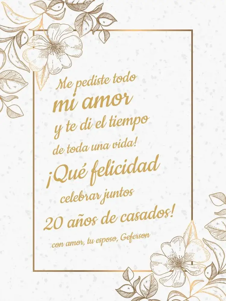 Tarjeta De Celebración Bodas Claro Pareja