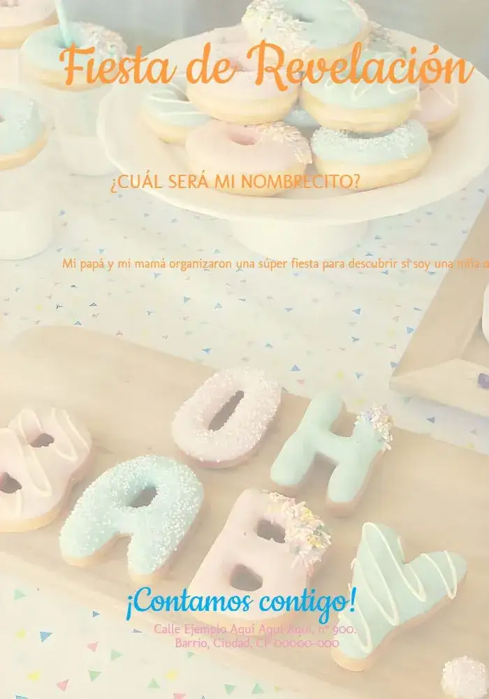 Invitación Chá de Revelación Niño o Niña Meninochá – tema Revelación Bebé colorido, divertido, moderno, ilustraciones de bebé, minimalista, temática de fiesta