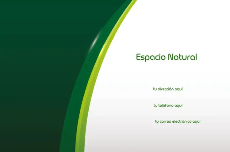 Tarjeta Reverso Naturaleza Vegetariana