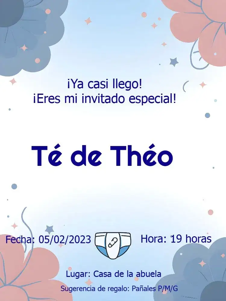 Baby Shower Osito Azul Banda