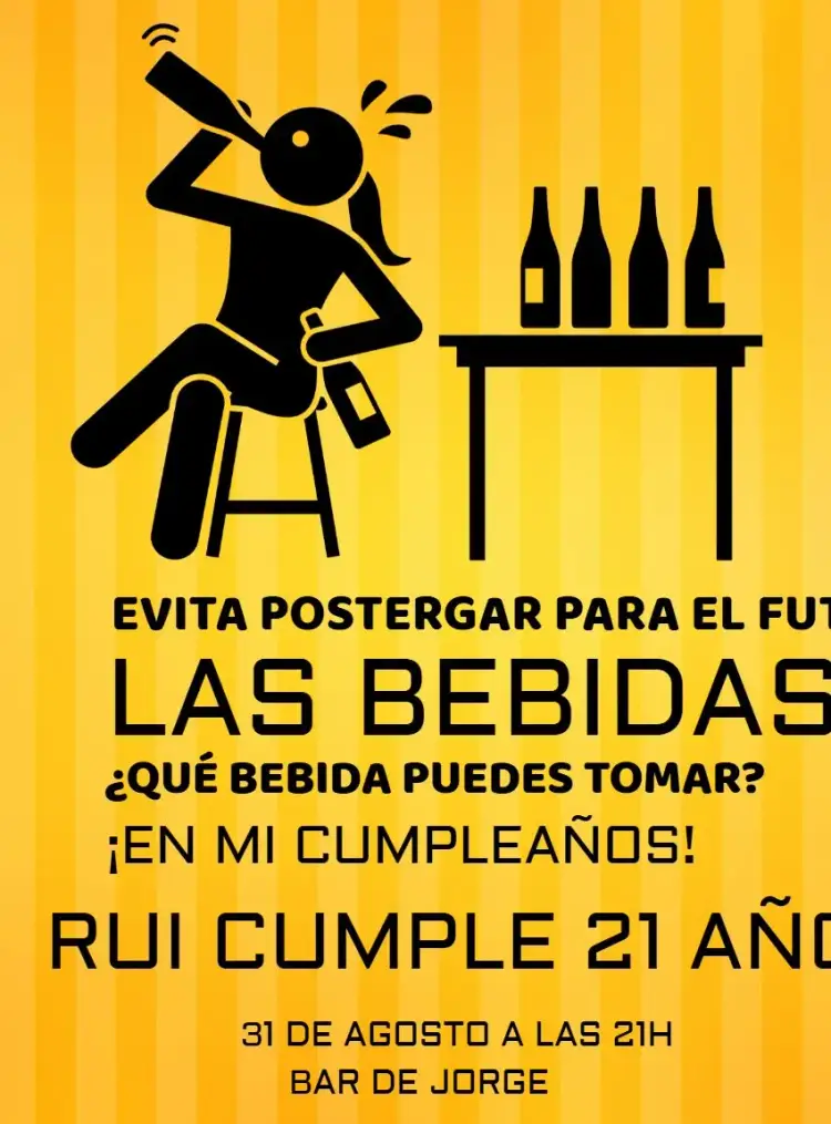 Invitación Bar Cómico de Boteco