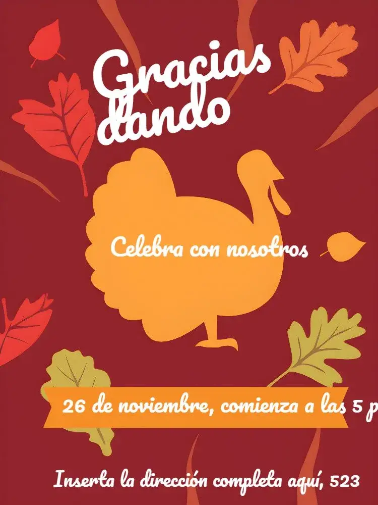 Invitación Thanksgiving De