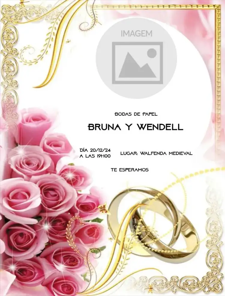 Invitación Bodas De Papel Para Editar Mármol – tema Boda rosado, mármol, moderno, elegante, minimalista