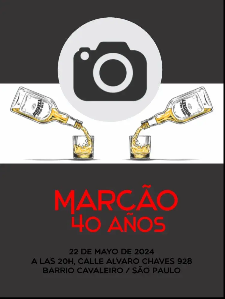 Invitación Rock Foto editable y personalizable