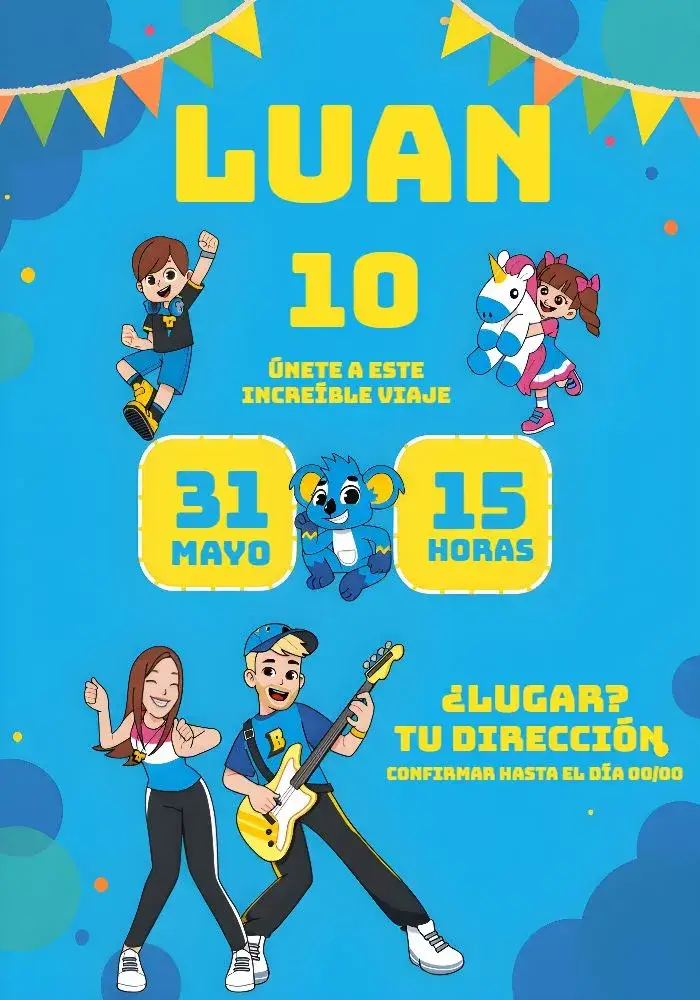 Invitación Brancoala Dibujo