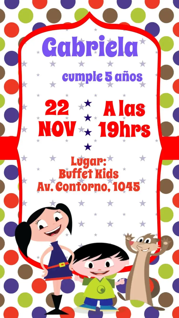 Invitación Espectáculo de Luna