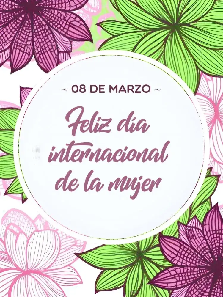Invitación Publicación Día Internacional De La Mujer 8 editable y personalizable