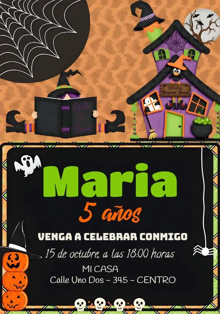 Invitación Halloween Vampiro – tema Fechas Conmemorativas oscuro, gótico, misterioso, sangre, fantasía