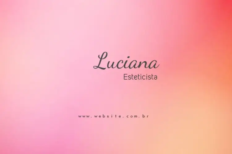 Invitación Tarjeta Frente Feminidad Manicura