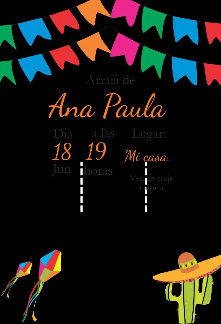 Invitación Fiesta Junina