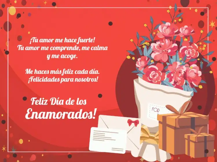 Tarjeta Día De Los Enamorados Carta