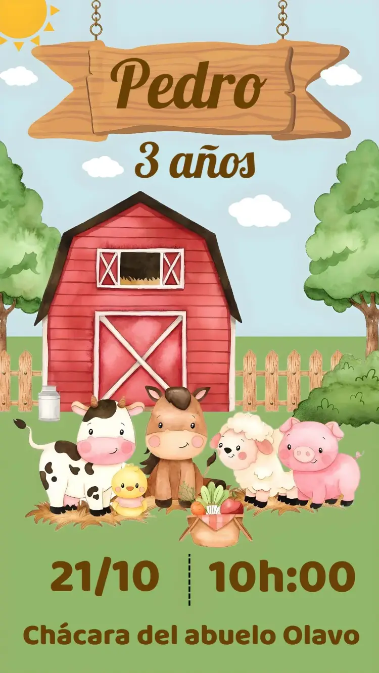 Invitación Granja