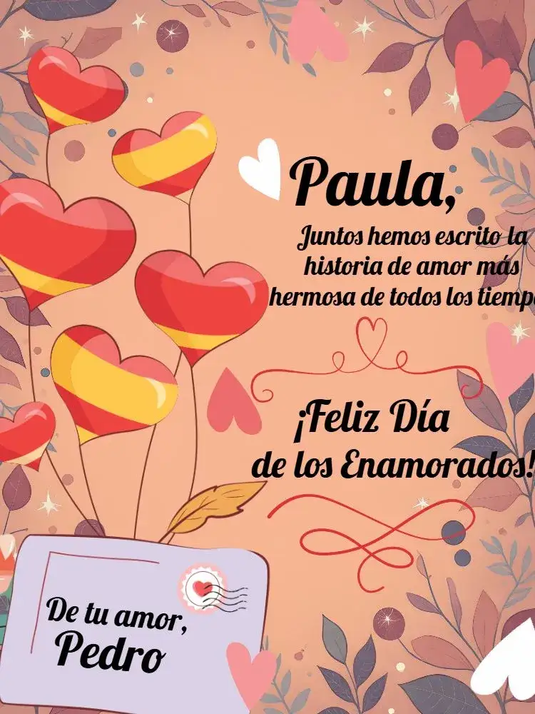 Invitación Tarjeta Día De Los Enamorados Corazón – tema Fechas Conmemorativas romántico, colorido, moderno, divertido, minimalista