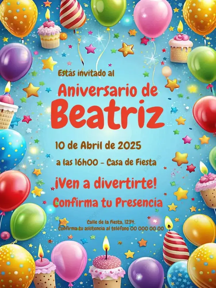 Confirmación de Asistencia Para Editar Fiesta
