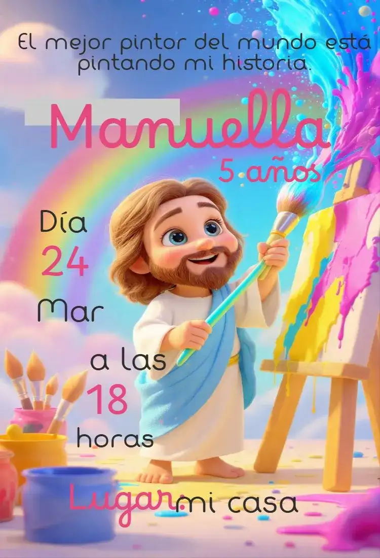 Invitación El mejor pintor del mundo
