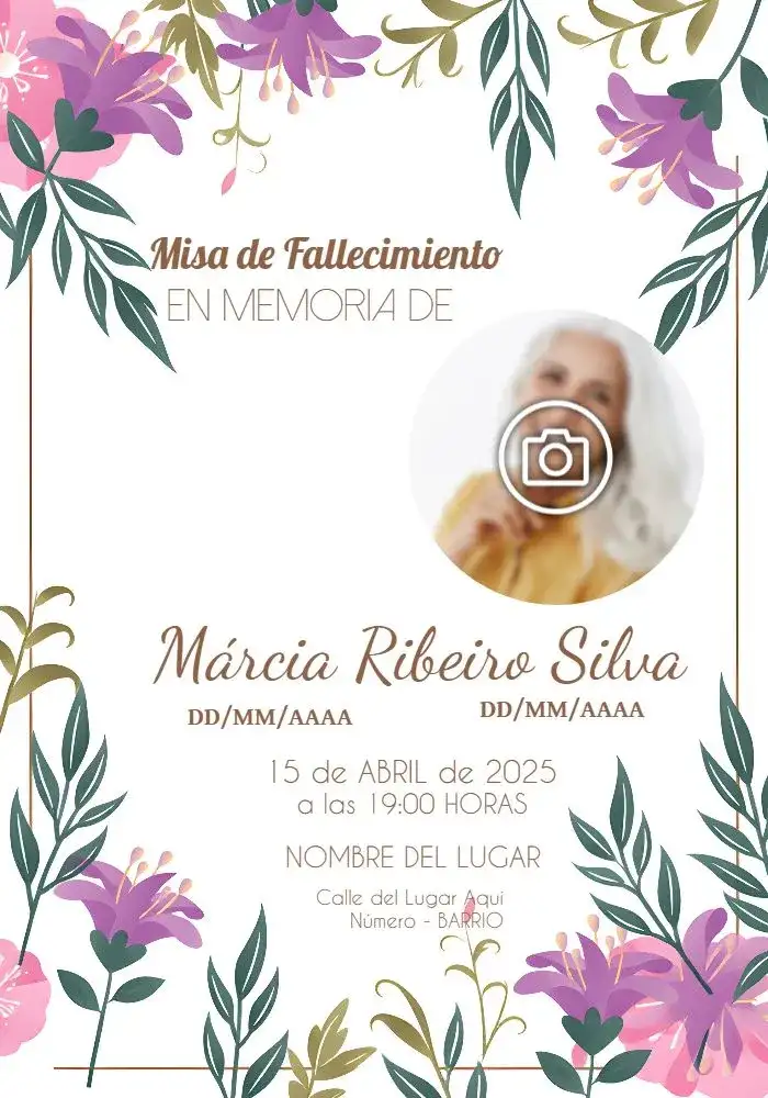 Misa De Fallecimiento Con Foto 1