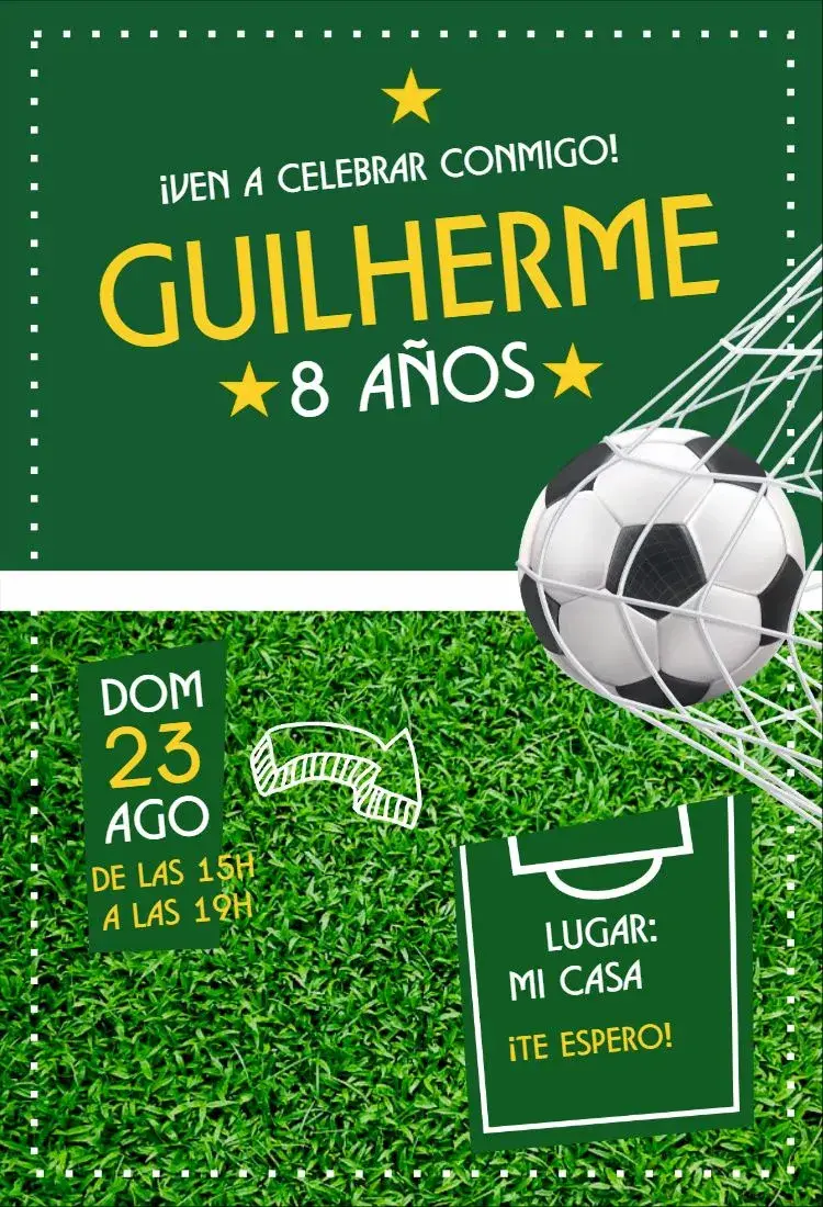 Invitación Fútbol 2