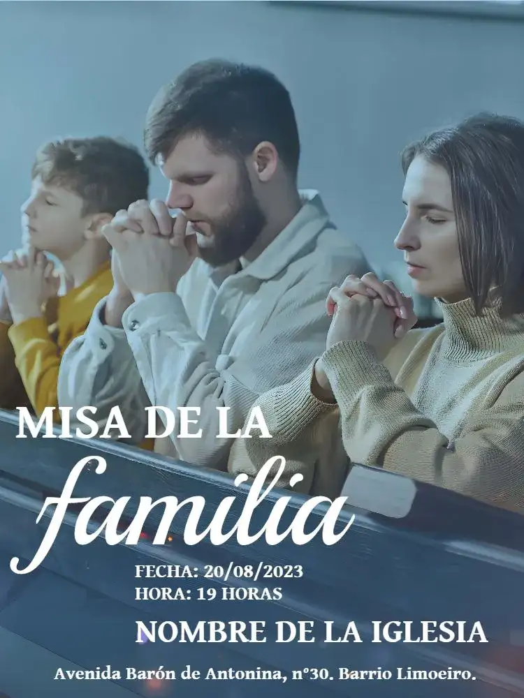 Folleto Para Santa Misa Iglesia Sagrada