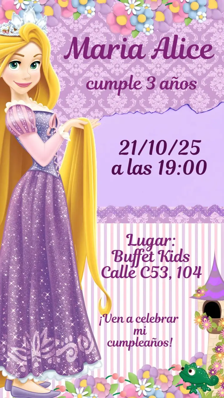 Invitación Enredados