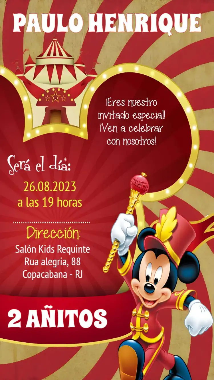 Circo De Mickey Mouse