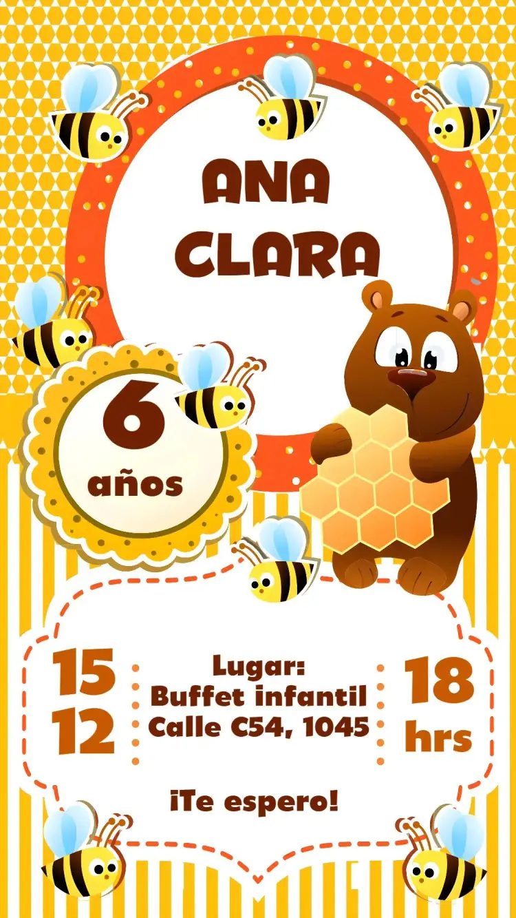 Invitación Abejita
